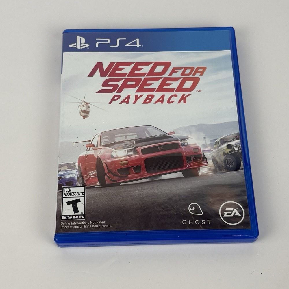 Need for Speed Payback Video Game (Sony PlayStation 4, 2017) PS4 Tested